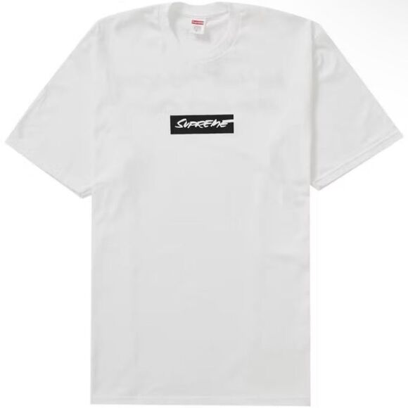 SUPREME | NEW Supreme Futura Box Logo White & Black Tee Men’s Size Medium - Picture 1 of 4